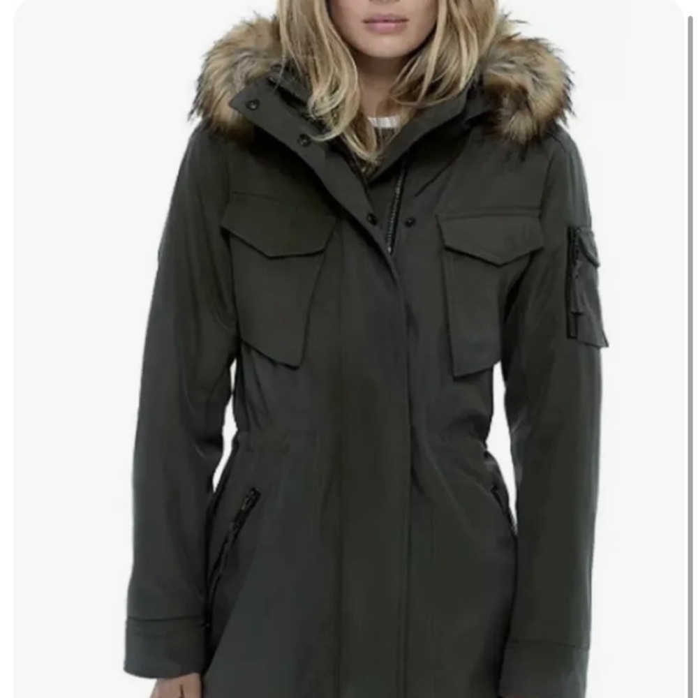 S13 New York Anorak Jacket Hood Green 2XL XXL New